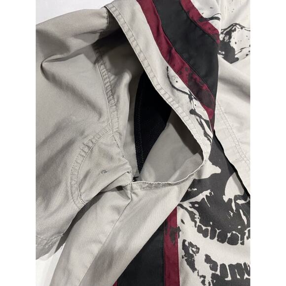 HARLEY-DAVIDSON Men's Mechanic Short Sleeve Button Down Gray Collared Shirt XL - Picture 7 of 15